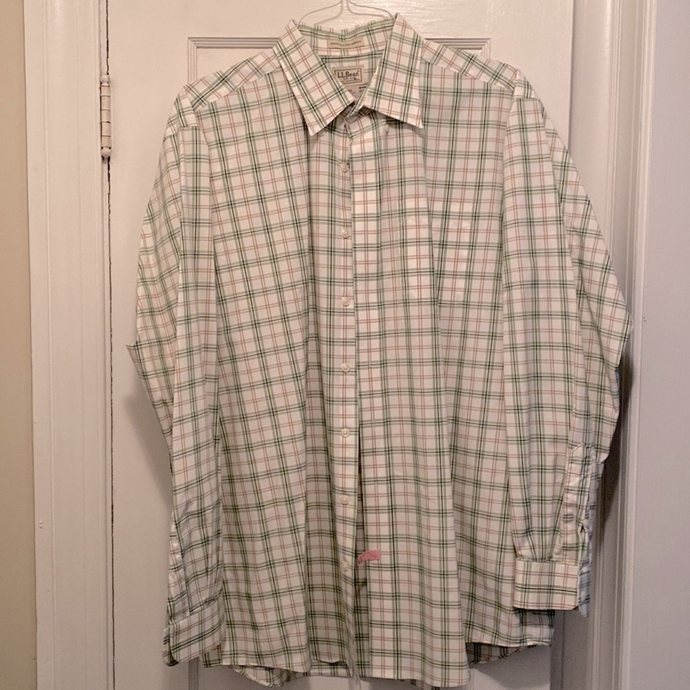 LL Bean - Casual Button-down Collar Shirt - Tall